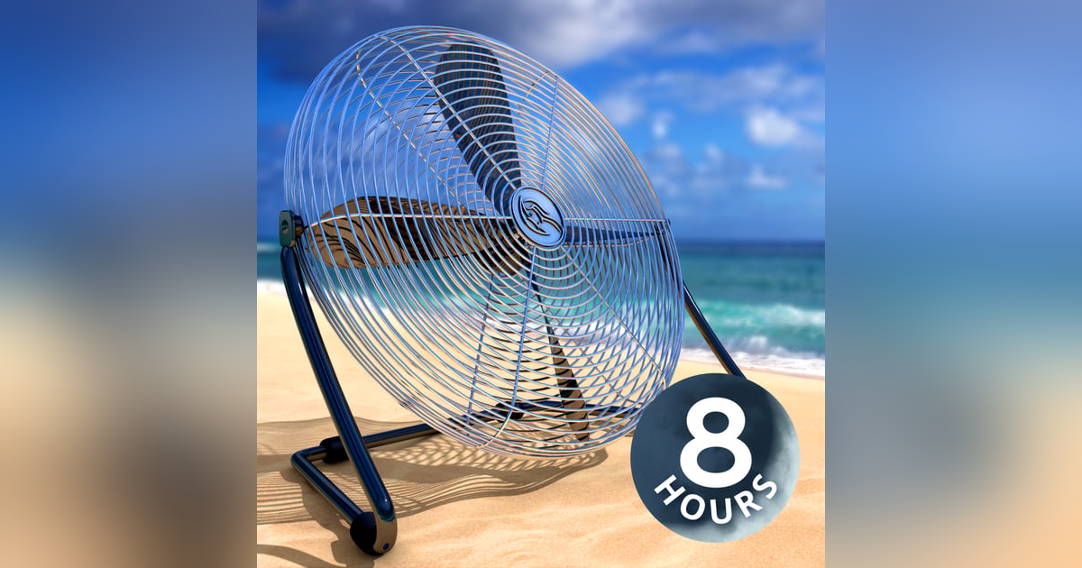 Sleep to Fan White Noise + Ocean Waves 8 Hours Sleep to Fan White Noise + Ocean Waves 8 Hours