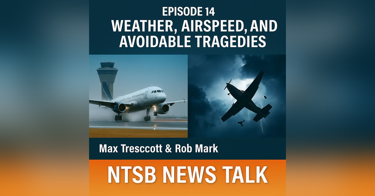 Weather, Airspeed, and Avoidable Tragedies: NTSB Lessons from LAX to Lake Placid Weather, Airspeed, and Avoidable Tragedies: NTSB Lessons from LAX to Lake Placid