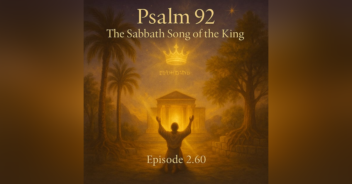 Psalm 92 — The Sabbath Song of the King Psalm 92 — The Sabbath Song of the King