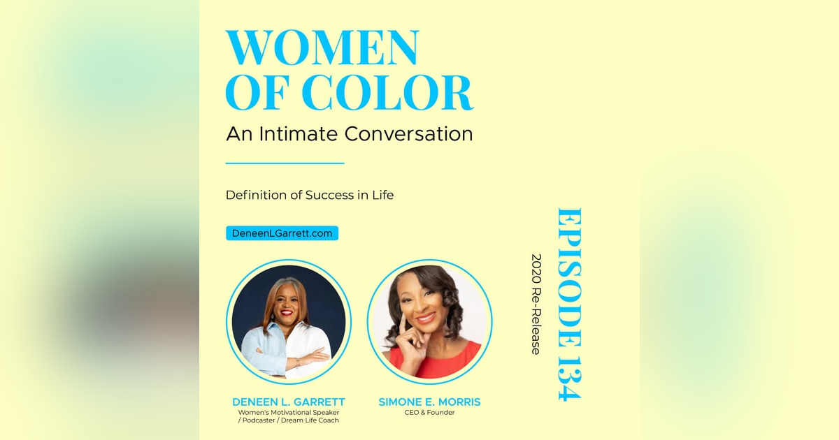 Definition of Success in Life with Simone E. Morris Definition of Success in Life with Simone E. Morris