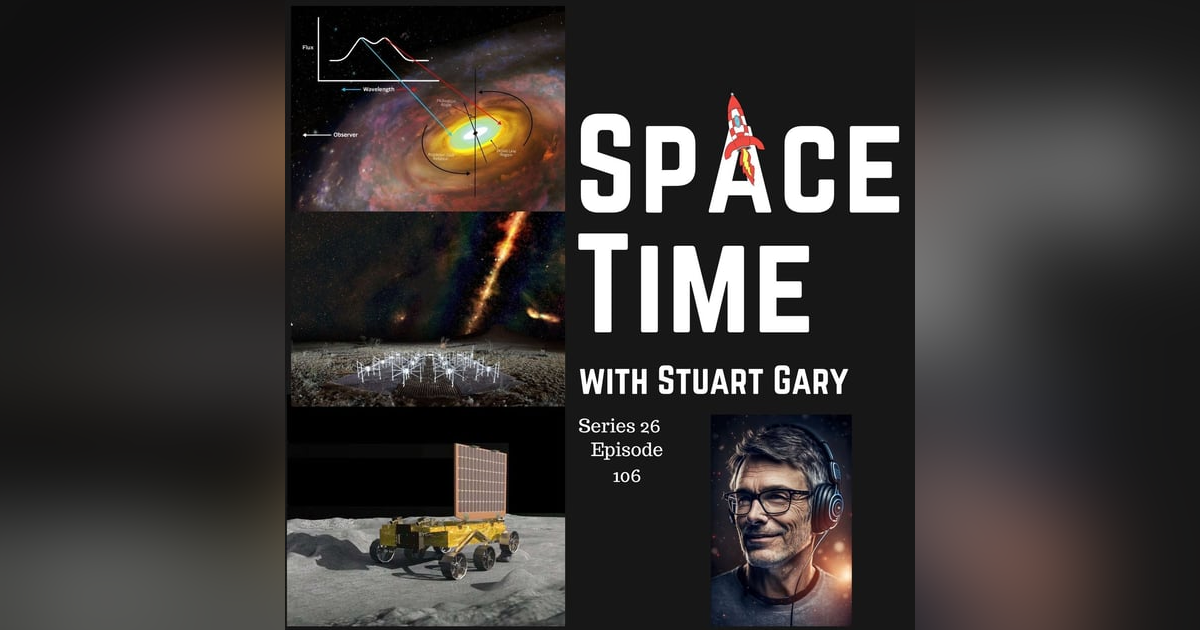 S26E106: The Violent Accretion Disk of a Supermassive Black Hole // The Monster Centaurus A // Indian Lunar Rover S26E106: The Violent Accretion Disk of a Supermassive Black Hole // The Monster Centaurus A // Indian Lunar Rover