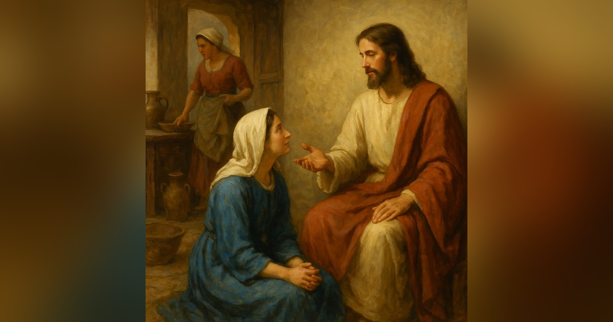 Setting Your Priorities - Be Like Mary Setting Your Priorities - Be Like Mary