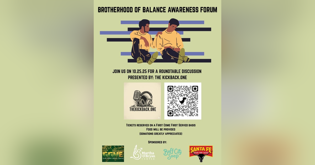 Brotherhood of Balance: Join the Conversation — Oct 25 Brotherhood of Balance: Join the Conversation — Oct 25