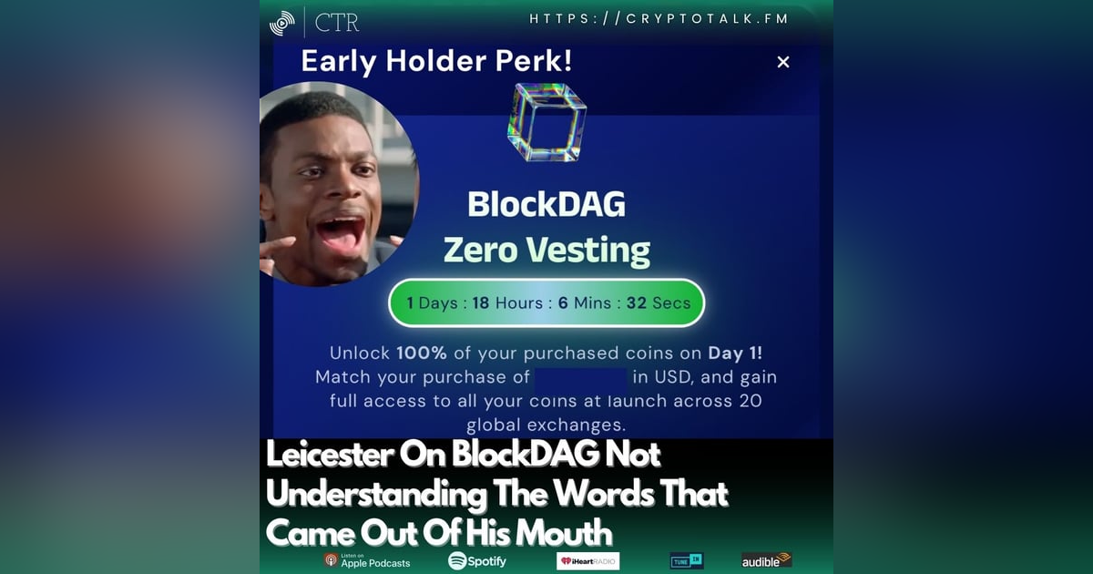 Leicester On #BlockDAG Not Understanding The Words That Came Out Of His Mouth (OOC) Leicester On #BlockDAG Not Understanding The Words That Came Out Of His Mouth (OOC)