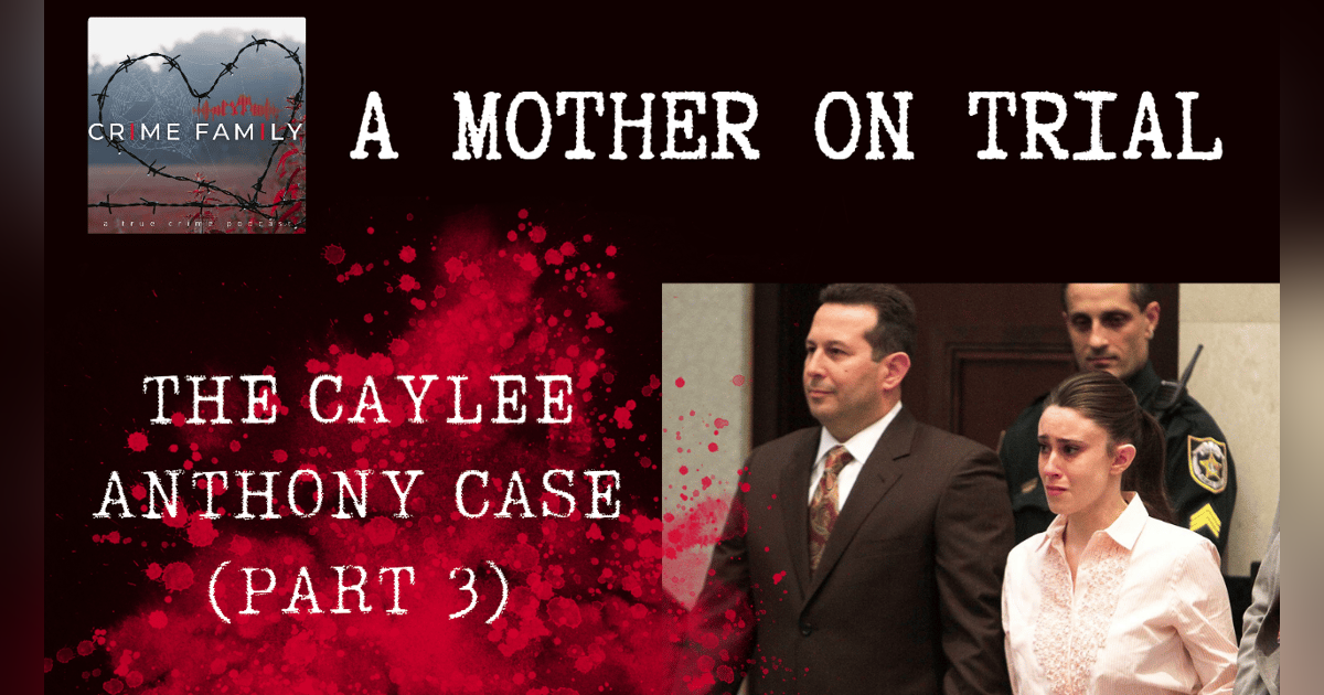 A MOTHER ON TRIAL: THE CAYLEE ANTHONY CASE (PART 3) A MOTHER ON TRIAL: THE CAYLEE ANTHONY CASE (PART 3)