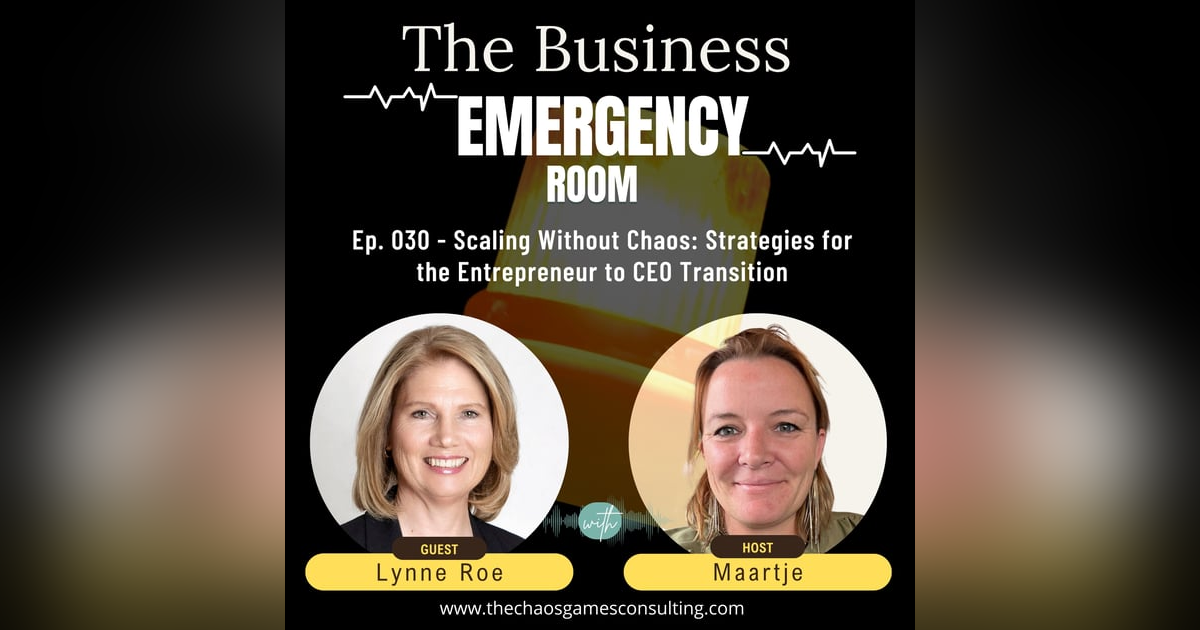Scaling Without Chaos: Strategies for the Entrepreneur to CEO Transition Scaling Without Chaos: Strategies for the Entrepreneur to CEO Transition