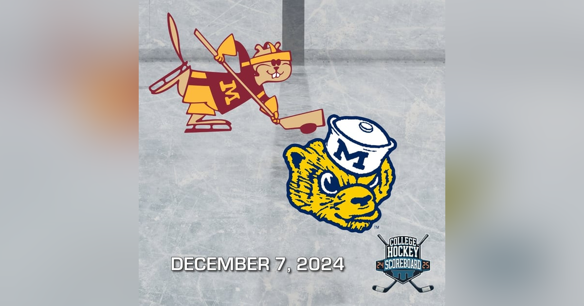 Minnesota sweeps Michigan; Denver splits with Western Michigan; Wisconsin women now 19-1 - CHS 12-7-24 Minnesota sweeps Michigan; Denver splits with Western Michigan; Wisconsin women now 19-1 - CHS 12-7-24