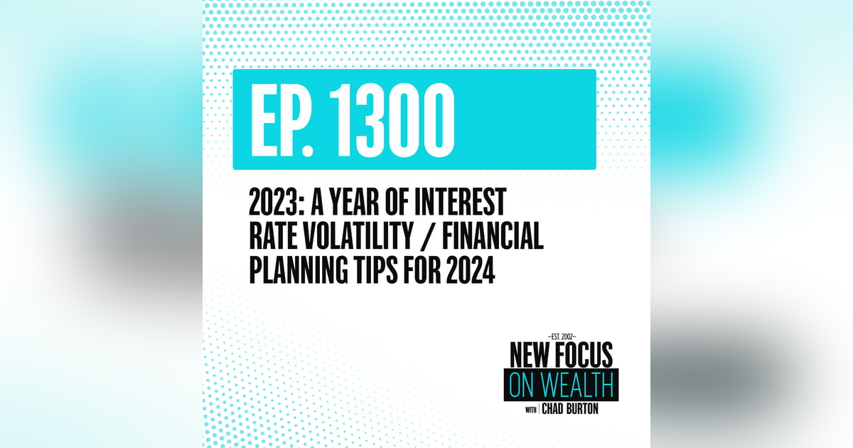 2023: A Year of Interest Rate Volatility / Financial Planning Tips for 2024 2023: A Year of Interest Rate Volatility / Financial Planning Tips for 2024