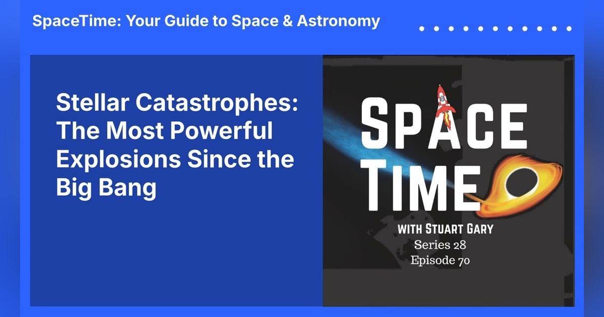 Stellar Catastrophes: The Most Powerful Explosions Since the Big Bang Stellar Catastrophes: The Most Powerful Explosions Since the Big Bang