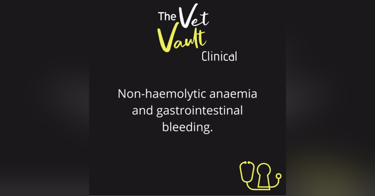 VV Clinical: Non-haemolytic anaemia and gastrointestinal bleeding, with Prof. Alice Defarges. VV Clinical: Non-haemolytic anaemia and gastrointestinal bleeding, with Prof. Alice Defarges.