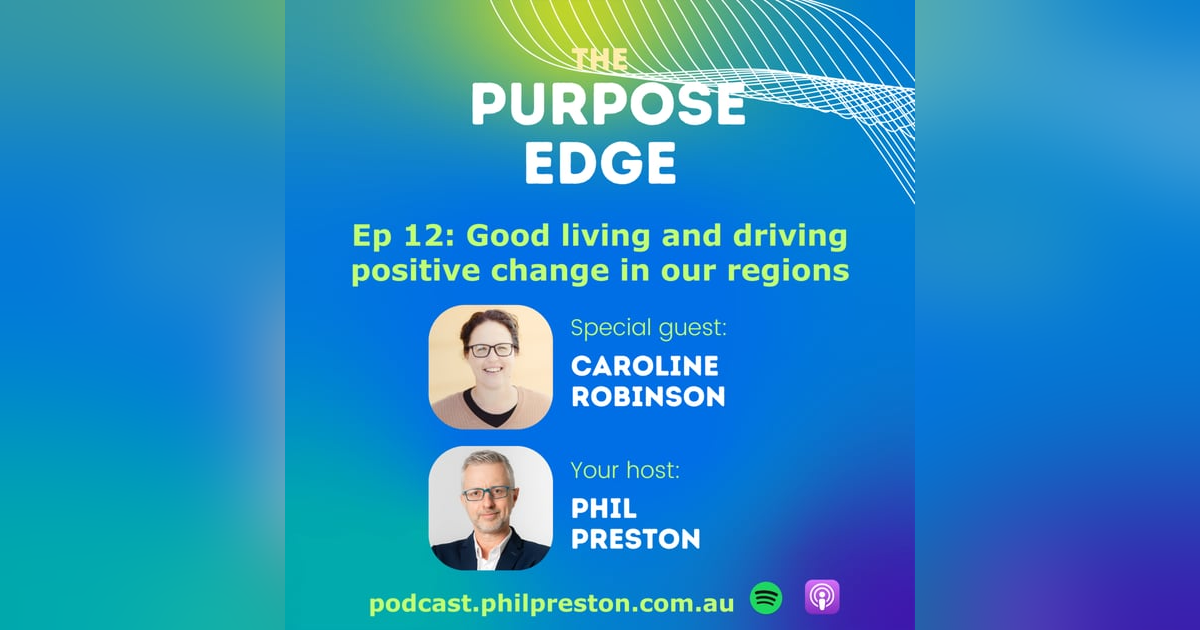 Episode 12 - Caroline Robinson is instrumental in driving positive change in the lives of rural, regional and remote Australians Episode 12 - Caroline Robinson is instrumental in driving positive change in the lives of rural, regional and remote Australians