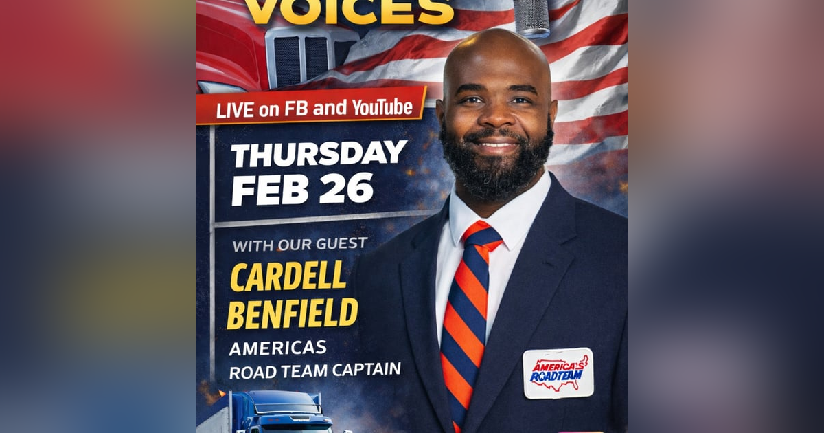 Truckers voices podcast special guest Cardell Benfield Truckers voices podcast special guest Cardell Benfield