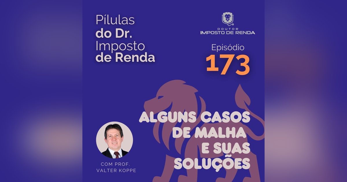 PDIR Ep. 173 – Alguns casos de malha e suas soluções PDIR Ep. 173 – Alguns casos de malha e suas soluções