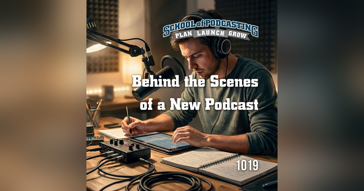 Behind the Scenes of My New Podcast Behind the Scenes of My New Podcast