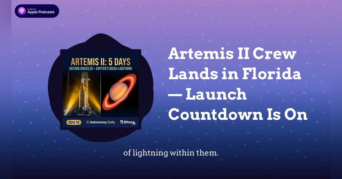 Artemis II Crew Lands in Florida — Launch Countdown Is On Artemis II Crew Lands in Florida — Launch Countdown Is On