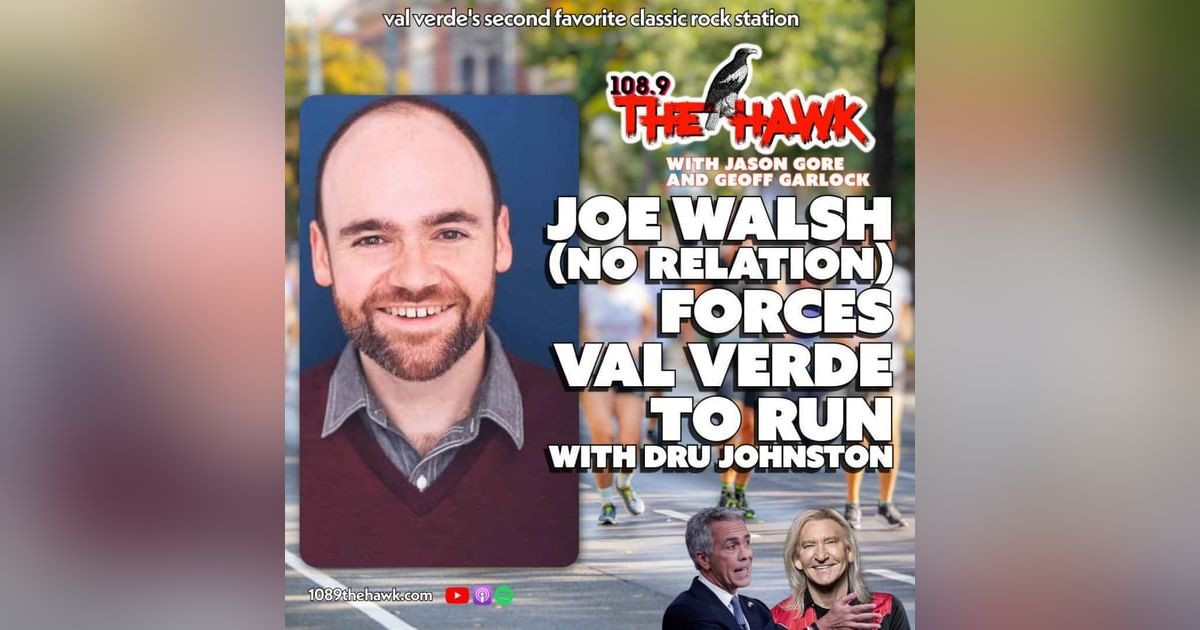 Joe Walsh (No Relation) Forces Val Verde to Run (with Dru Johnston) Joe Walsh (No Relation) Forces Val Verde to Run (with Dru Johnston)