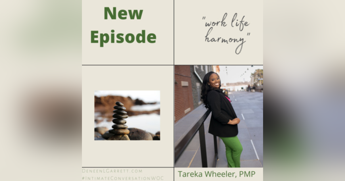 Work Life Harmony with Tareka Wheeler, PMP Work Life Harmony with Tareka Wheeler, PMP