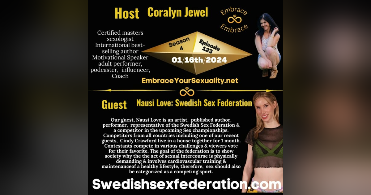 Nausi Love: Rep from the Swedish Sex Federation Nausi Love: Rep from the Swedish Sex Federation