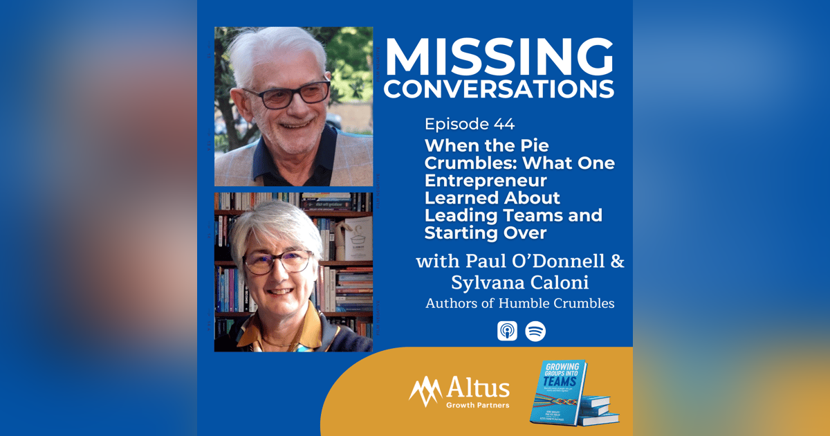 Episode #44: When the Pie Crumbles: What One Entrepreneur Learned About Leading Teams and Starting Over Episode #44: When the Pie Crumbles: What One Entrepreneur Learned About Leading Teams and Starting Over