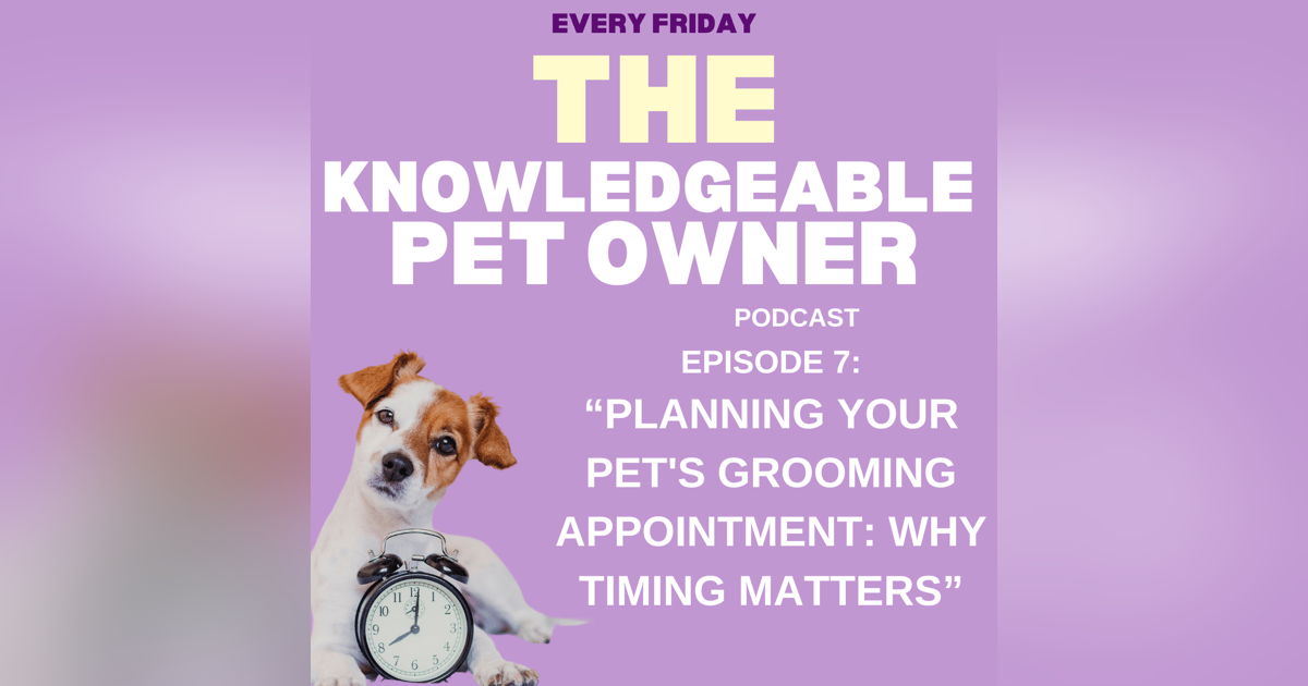 Planning Your Pet's Grooming Appointment: Why Timing Matters Planning Your Pet's Grooming Appointment: Why Timing Matters
