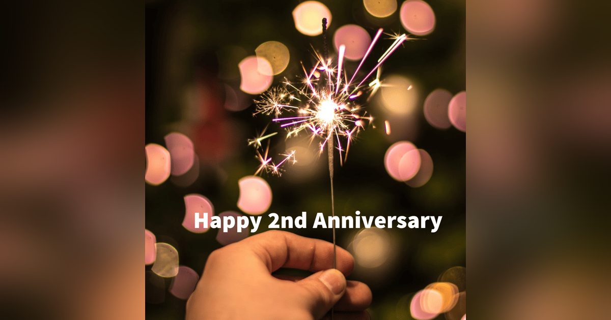 Happy 2nd Anniversary Happy 2nd Anniversary