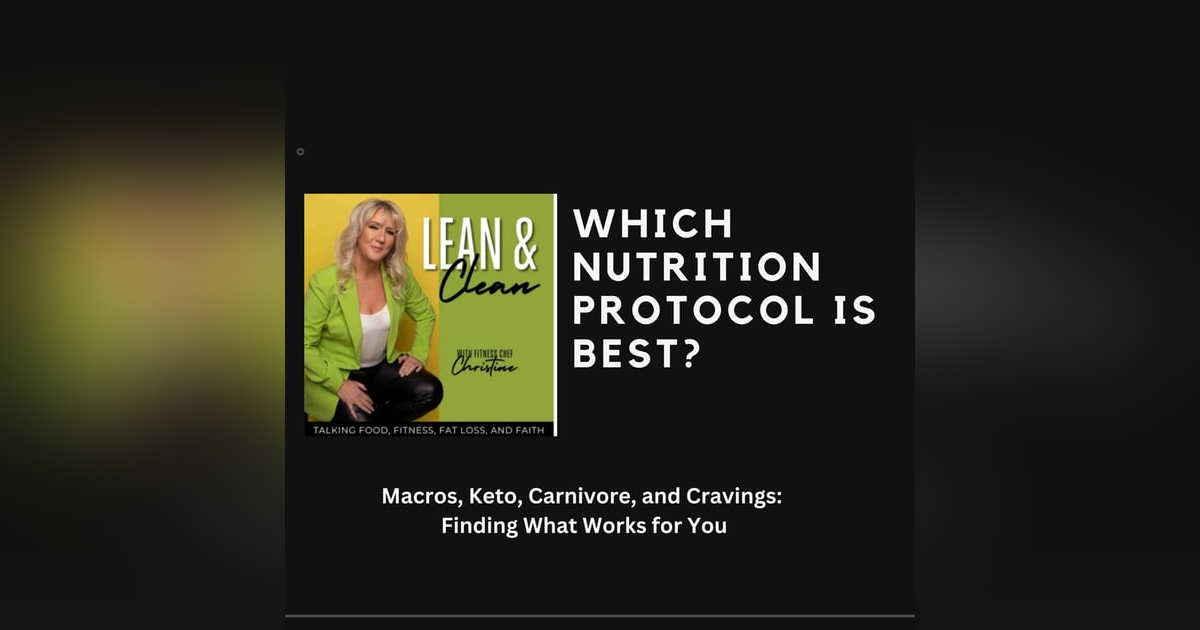 Ep 116: Macro tracking, Keto, Carnivore, and Cravings: Finding What Works for You Ep 116: Macro tracking, Keto, Carnivore, and Cravings: Finding What Works for You