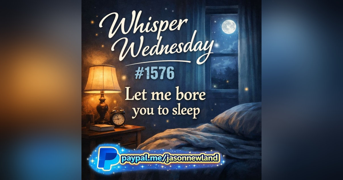 (Short | Voice Only) Whisper Wednesday | #1576 Let me bore you to sleep | Jason Newland | 18th March 2026 (Short | Voice Only) Whisper Wednesday | #1576 Let me bore you to sleep | Jason Newland | 18th March 2026
