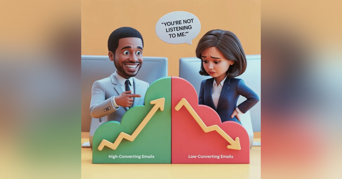 High-Converting Emails vs Low-Converting Emails Marketing Masterclass with Favour Obasi-ike High-Converting Emails vs Low-Converting Emails Marketing Masterclass with Favour Obasi-ike