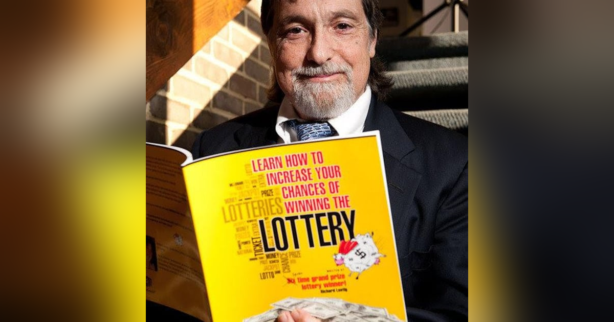 Richard Lustig is a 7time lottery grand prize winner, he is interviewed by David Cogan Richard Lustig is a 7time lottery grand prize winner, he is interviewed by David Cogan