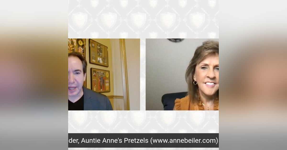 Anne Beiler, Founder Auntie Annes Pretzels, Advocate and Speaker for women Anne Beiler, Founder Auntie Annes Pretzels, Advocate and Speaker for women