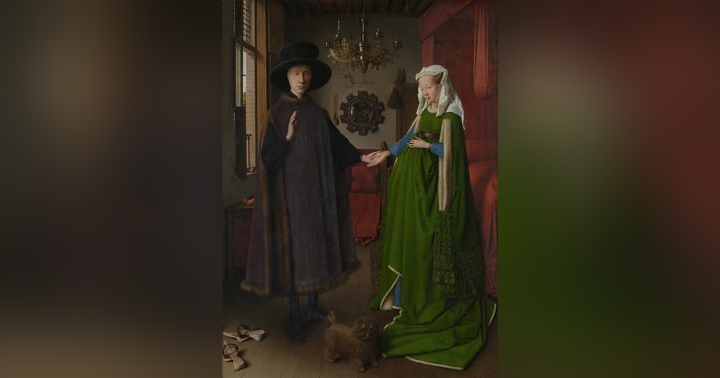 image for The Arnolfini Portrait by Jan van Eyck