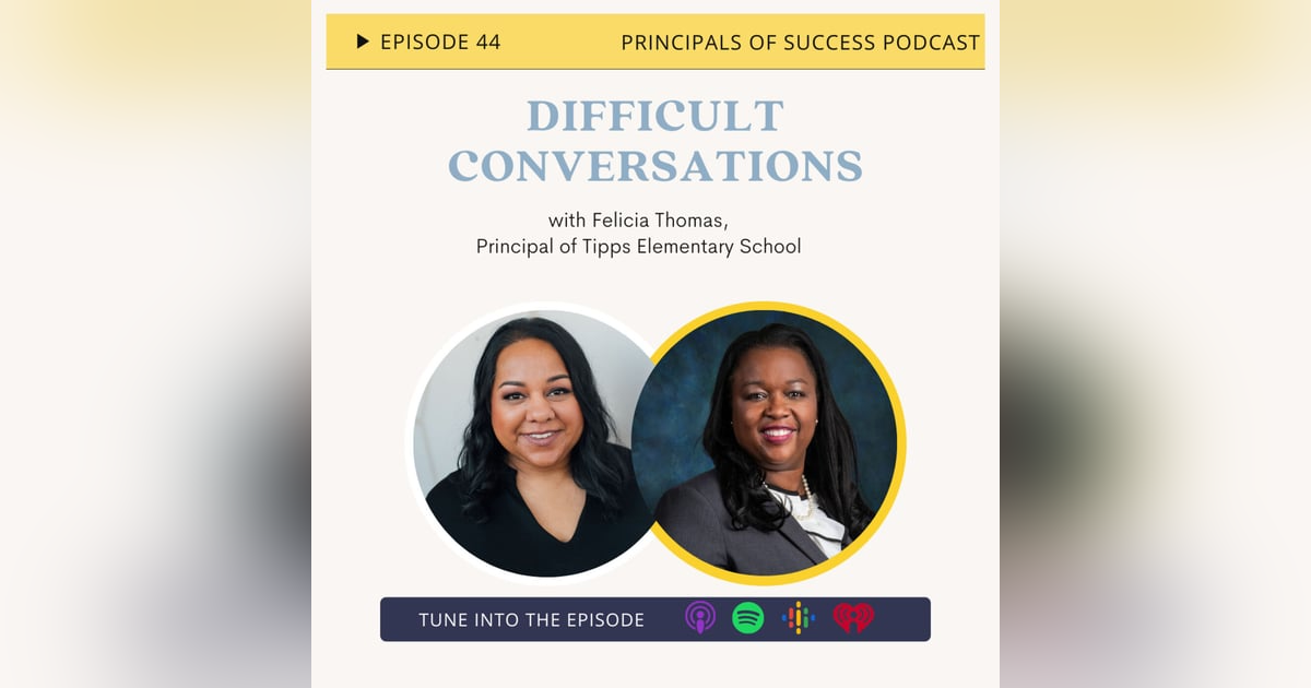 44: Difficult Conversations with Felicia Thomas 44: Difficult Conversations with Felicia Thomas