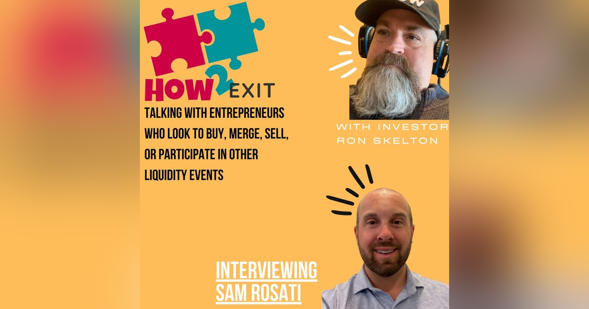 E135: Sam Rosati On His Journey From Being A Lawyer To Becoming An Entrepreneur In The ETA Space E135: Sam Rosati On His Journey From Being A Lawyer To Becoming An Entrepreneur In The ETA Space