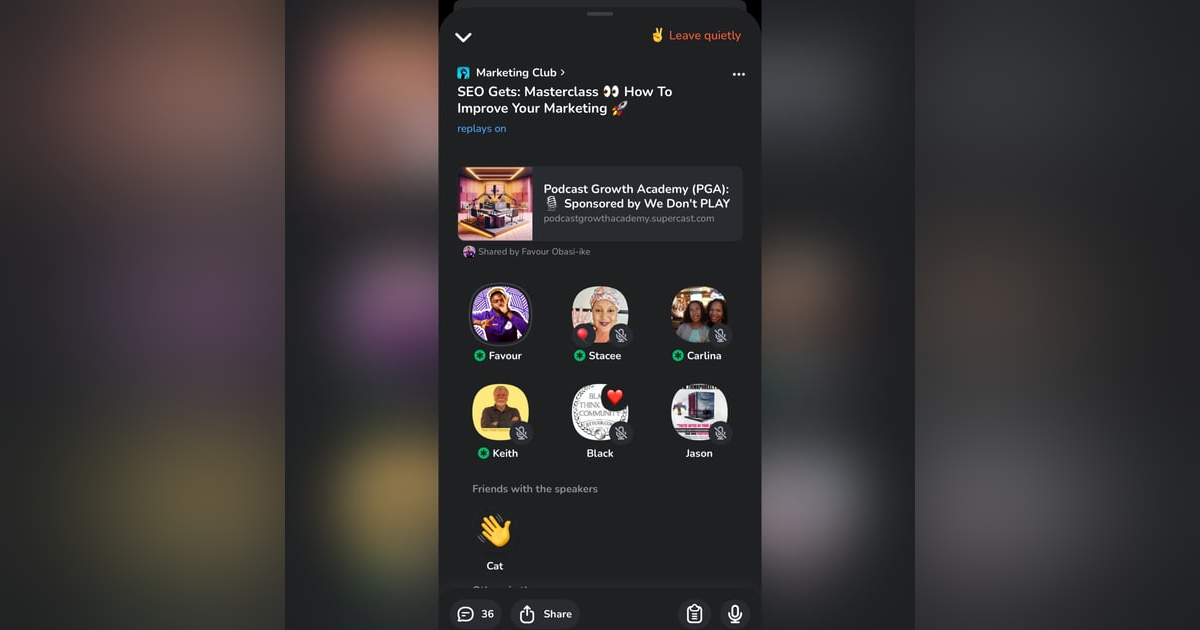 SEO Gets (Alternative View To Google Search Console) Night Masterclass: How To Improve Your SEO Strategies in Marketing ๐ with Favour Obasi-ike | Clubhouse App Room ๐ SEO Gets (Alternative View To Google Search Console) Night Masterclass: How To Improve Your SEO Strategies in Marketing ๐ with Favour Obasi-ike | Clubhouse App Room ๐