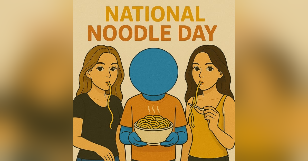 It's National Noodle Day! (Hoppe Hour With Ryan Hoppe: 10.6.25) It's National Noodle Day! (Hoppe Hour With Ryan Hoppe: 10.6.25)