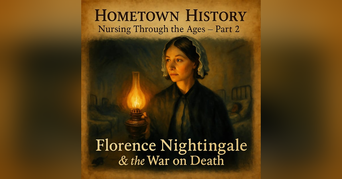 165: Nursing Through the Ages, Part 2 – Florence Nightingale and the War on Death 165: Nursing Through the Ages, Part 2 – Florence Nightingale and the War on Death