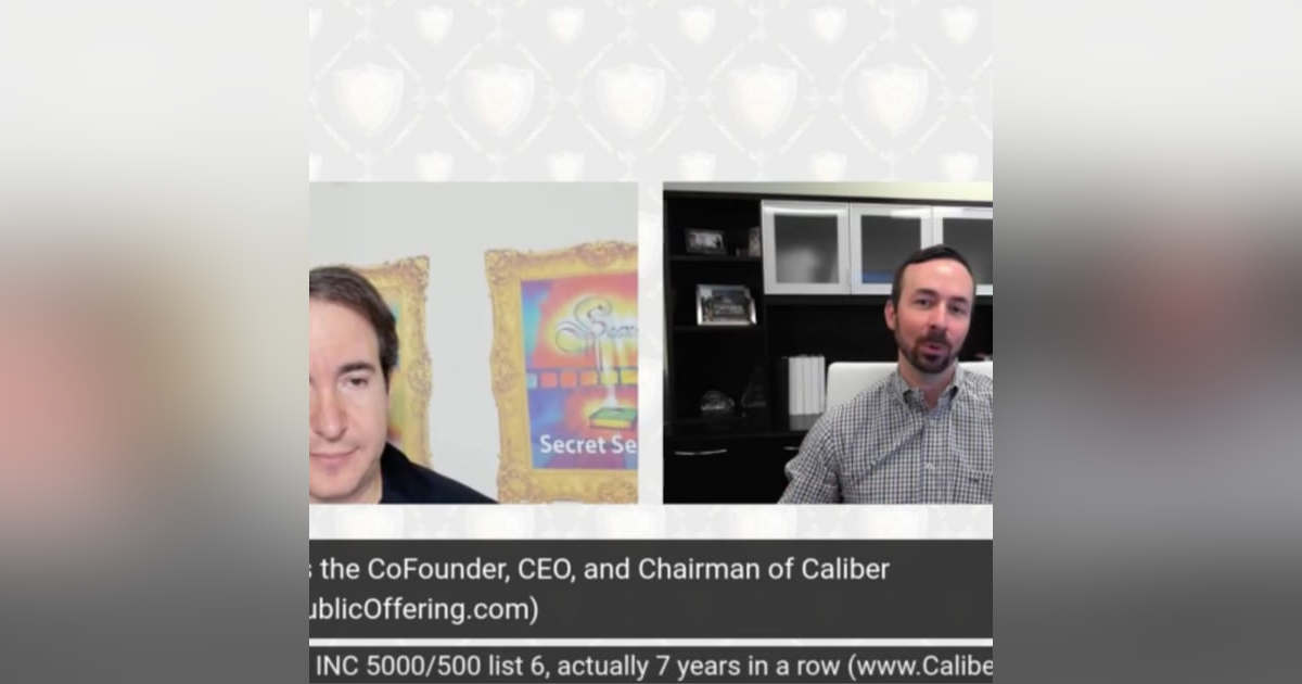 Chris Loeffler, CEO, Chairman, coFounder Caliber Wealth Investment company, INC 5000/500 6 years in a row, current Reg-A, Board of Directors Chris Loeffler, CEO, Chairman, coFounder Caliber Wealth Investment company, INC 5000/500 6 years in a row, current Reg-A, Board of Directors