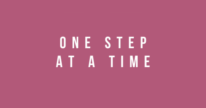 image for One Step at a Time