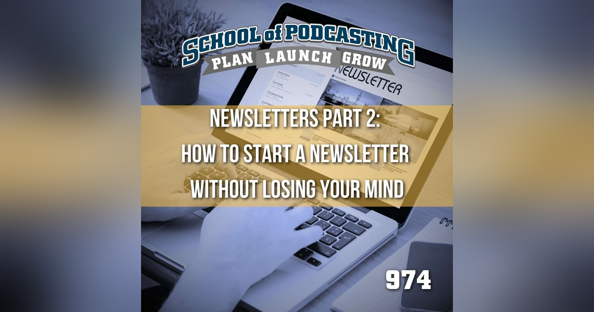 Newsletters Part 2: How to Start a Newsletter Without Losing Your Mind with Paul Gowder Newsletters Part 2: How to Start a Newsletter Without Losing Your Mind with Paul Gowder
