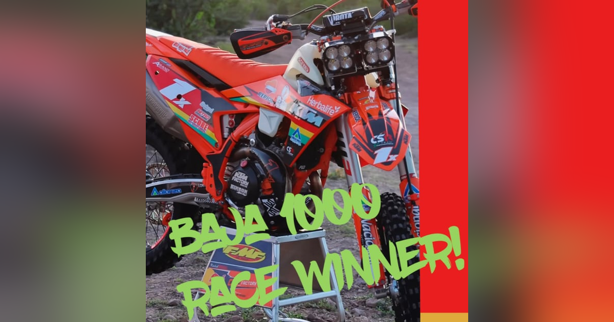 Baja 1000 2023 Winning bike build Baja 1000 2023 Winning bike build