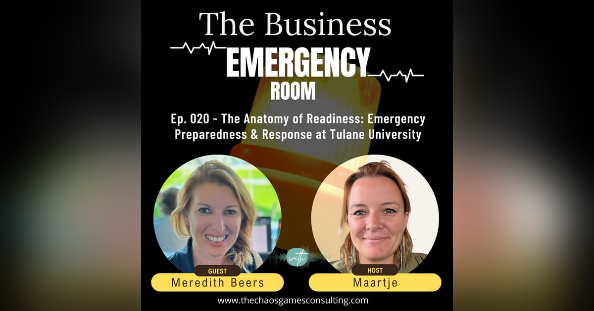 The Anatomy of Readiness: Emergency Preparedness & Response at Tulane University The Anatomy of Readiness: Emergency Preparedness & Response at Tulane University