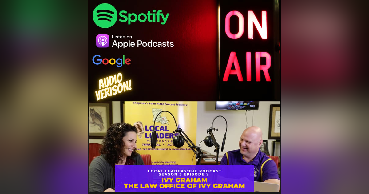 *Audio Version* Elections, Family Law & The Rotary Club of Ivy with Ivy Graham! Local Leaders Podcast S3E9 *Audio Version* Elections, Family Law & The Rotary Club of Ivy with Ivy Graham! Local Leaders Podcast S3E9