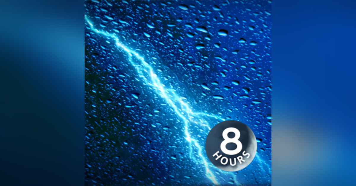 Rain Sounds on Window with Thunder for Studying, Sleeping, Focus | White Noise 8 Hours Rain Sounds on Window with Thunder for Studying, Sleeping, Focus | White Noise 8 Hours