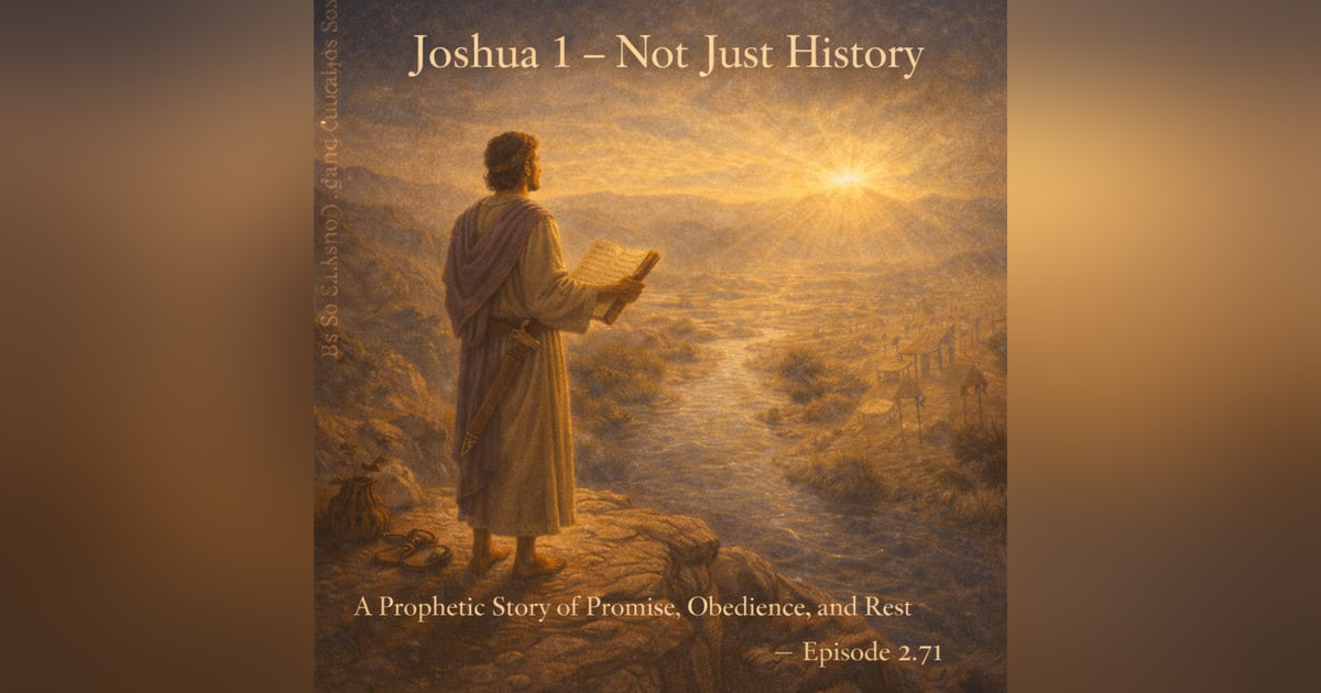 Joshua 1 | Not Just History — A Prophetic Story of Promise, Obedience, and Rest Joshua 1 | Not Just History — A Prophetic Story of Promise, Obedience, and Rest