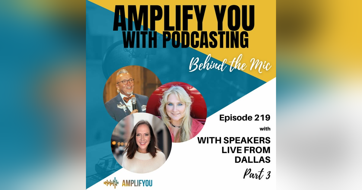 Behind The Mic With Speakers Live From Dallas Part 1 Behind The Mic With Speakers Live From Dallas Part 1