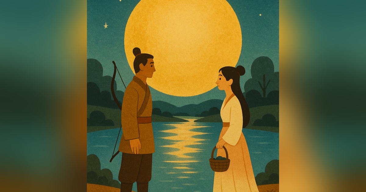 嫦娥与后羿(一) 邂逅 | Chang’e and Houyi (Part 1): Their Fateful Encounter 嫦娥与后羿(一) 邂逅 | Chang’e and Houyi (Part 1): Their Fateful Encounter