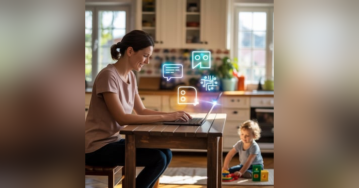 image for Smart Hustles, No Guilt: How Parents Are Earning with AI (On Their Terms)