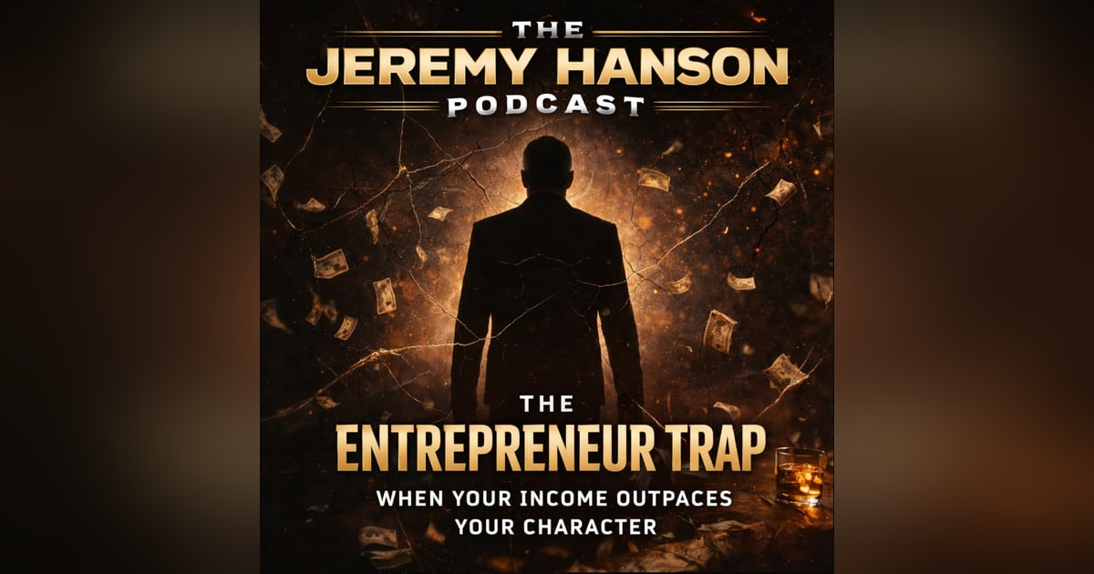 159 - WHEN MONEY COMES TOO FAST: THE ENTREPRENEUR TRAP NOBODY TALKS ABOUT! 'The Jeremy Hanson Podcast' 159 - WHEN MONEY COMES TOO FAST: THE ENTREPRENEUR TRAP NOBODY TALKS ABOUT! 'The Jeremy Hanson Podcast'