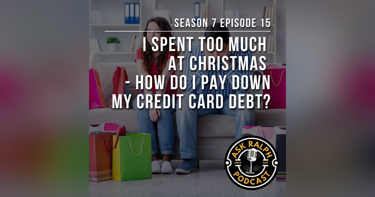 I spent too much at Christmas - how do I pay down my credit card debt? I spent too much at Christmas - how do I pay down my credit card debt?
