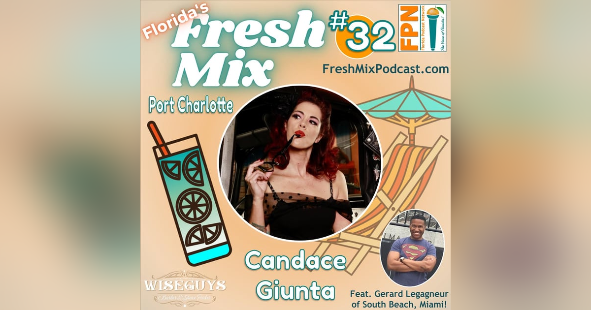 Fresh Mix Podcast - Episode 32: Candace Giunta of Port Charlotte is the Ragazza Barber Behind the Mafia-Styled Wiseguys Barbershops Fresh Mix Podcast - Episode 32: Candace Giunta of Port Charlotte is the Ragazza Barber Behind the Mafia-Styled Wiseguys Barbershops